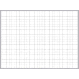 Ghent Grid Whiteboard 72x48 - Magnetic Steel Surface - Stain Ghost & Fade Resistant - Accessory Tray - Dry Erase Boards