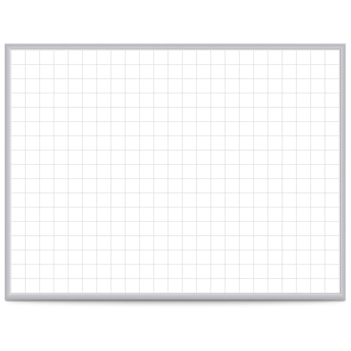 Ghent Grid Whiteboard - 8x4 ft - Magnetic Steel Surface - Aluminum Frame - Pattern - Stain Ghost Fade Resistant - Dry