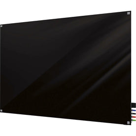 Ghent Harmony 36x24’’ Glass Dry Erase Board - Magnetic Surface Black Back - Boards