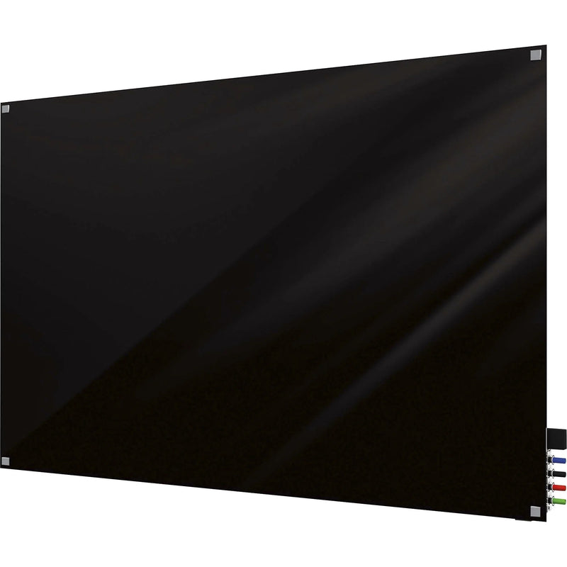 Ghent Harmony 36x24’’ Glass Dry Erase Board - Magnetic Surface Black Back - Boards