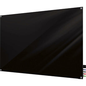Ghent Harmony 48x36’’ Glass Dry Erase Board - Magnetic Surface Black Back - Boards