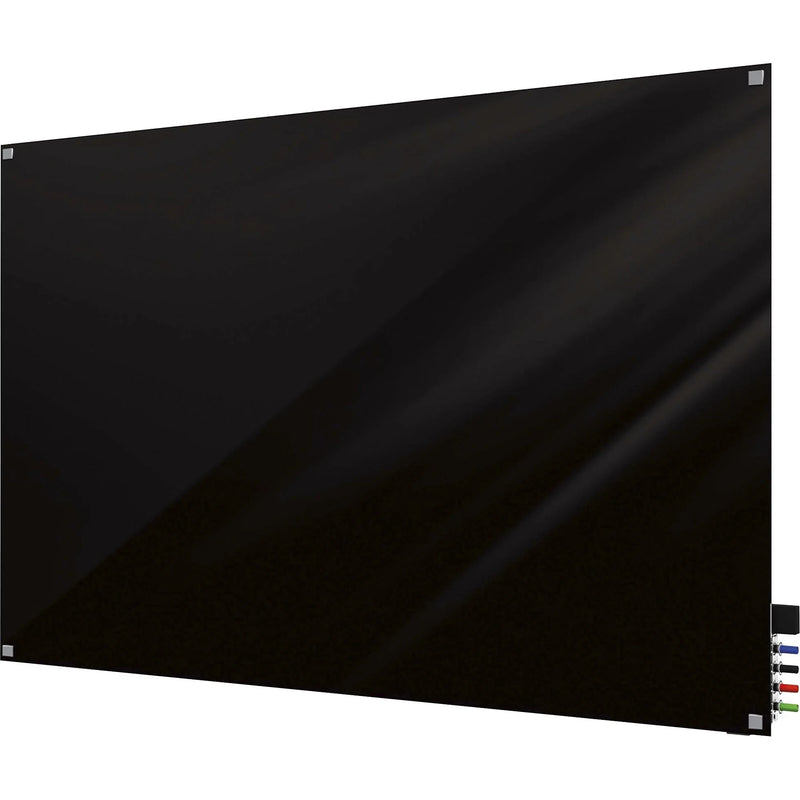 Ghent Harmony 48x36’’ Glass Dry Erase Board - Magnetic Surface Black Back - Boards