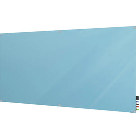 Ghent Harmony 60x48’’ Glass Dry Erase Board - Blue Back Magnetic - Boards
