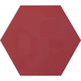Ghent Hex Steel Whiteboard - 21’’x18’’ Red Magnetic Surface - Dry Erase Boards