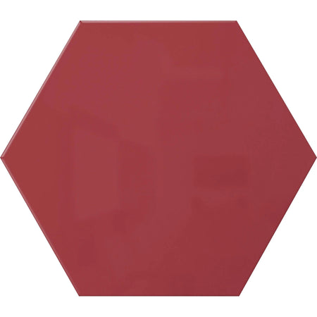 Ghent Hex Steel Whiteboard - 21’’x18’’ Red Magnetic Surface - Dry Erase Boards