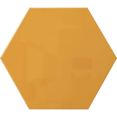 Ghent Hex Steel Whiteboard - 21’’x18’’ Yellow - Magnetic - Dry Erase Boards