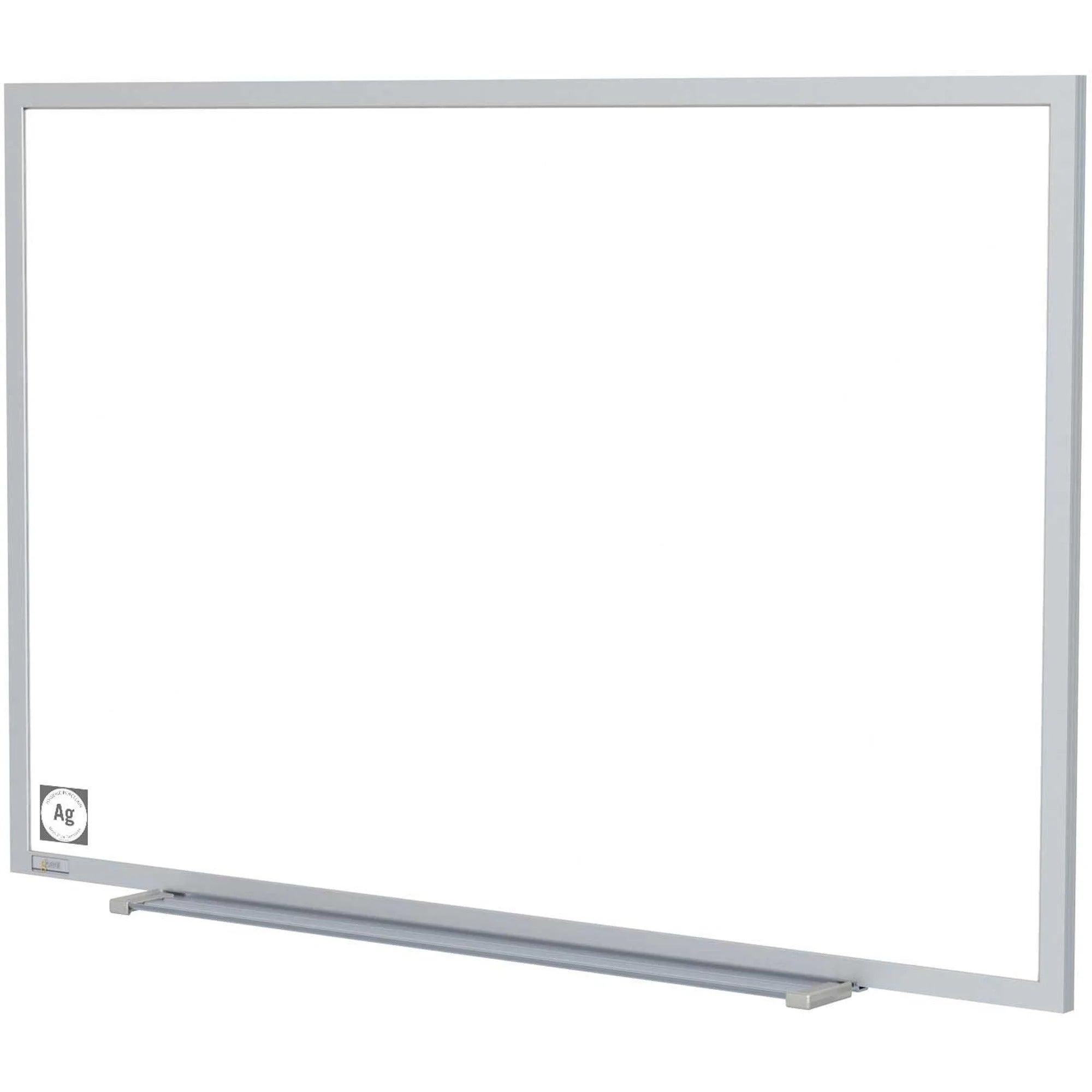 Ghent Hygienic Porcelain Whiteboard - 96’’x48’’ - Magnetic - Aluminum Frame - Dry Erase Boards