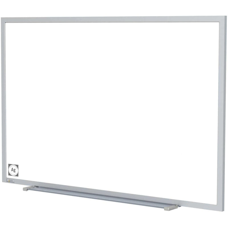 Ghent Hygienic Porcelain Whiteboard - 96’’x48’’ - Magnetic - Aluminum Frame - Dry Erase Boards