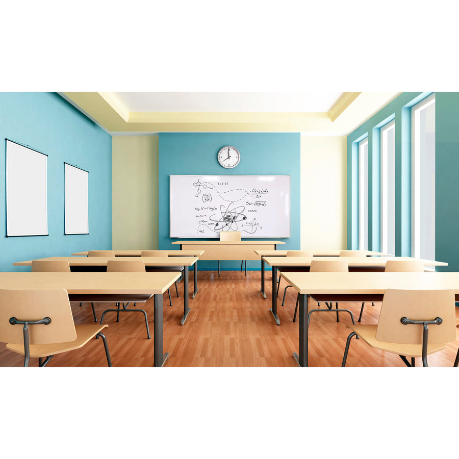 Ghent M1-46-4 Porcelain Magnetic Whiteboard with Aluminum Frame - Alternate-Image4