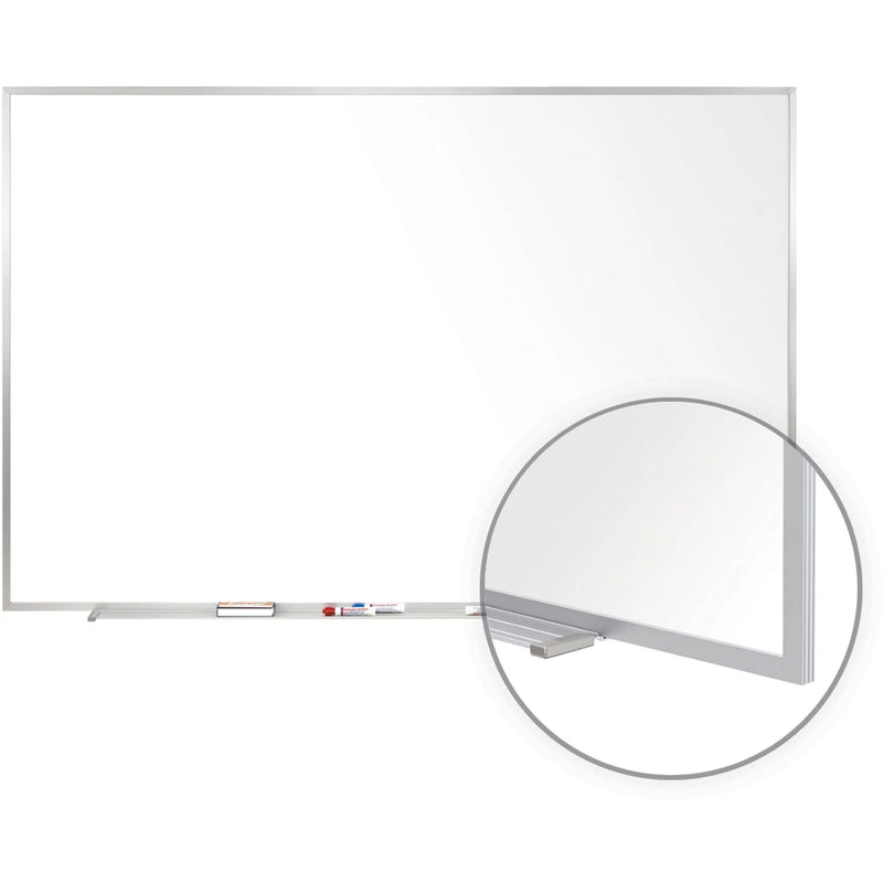 Ghent M1-48-4 Porcelain Magnetic Whiteboard - 8x4 ft - Aluminum Frame - Dry Erase Boards