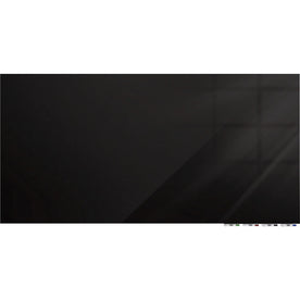 Ghent Magnetic Aria 36x24 Black Glass Whiteboard - Horizontal Surface - Dry Erase Boards