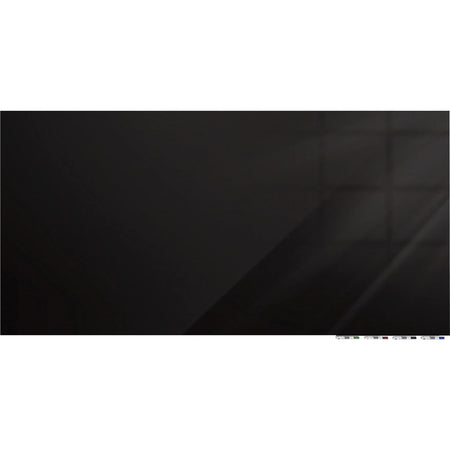 Ghent Magnetic Aria 36x24 Black Glass Whiteboard - Horizontal Surface - Dry Erase Boards