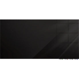 Ghent Magnetic Aria 48x36 Black Glass Whiteboard - Dry Erase Boards