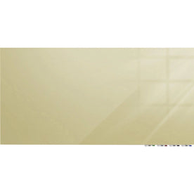 Ghent Magnetic Aria 96’’x48’’ Beige Glass Whiteboard - Dry Erase Boards