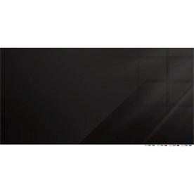 Ghent Magnetic Aria 96’’x48’’ Black Glass Whiteboard - Dry Erase Boards