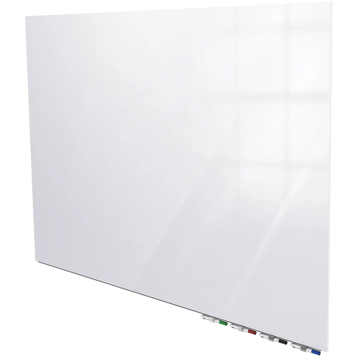 Ghent Magnetic Aria White Glass Board - 60’’ x 36’’ - Horizontal Design - Dry Erase Boards