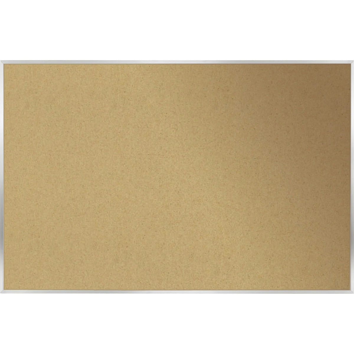 Ghent Natural Cork Bulletin Board - 48’’x10’ - Self-healing Laminated - Satin Aluminum Frame - Boards