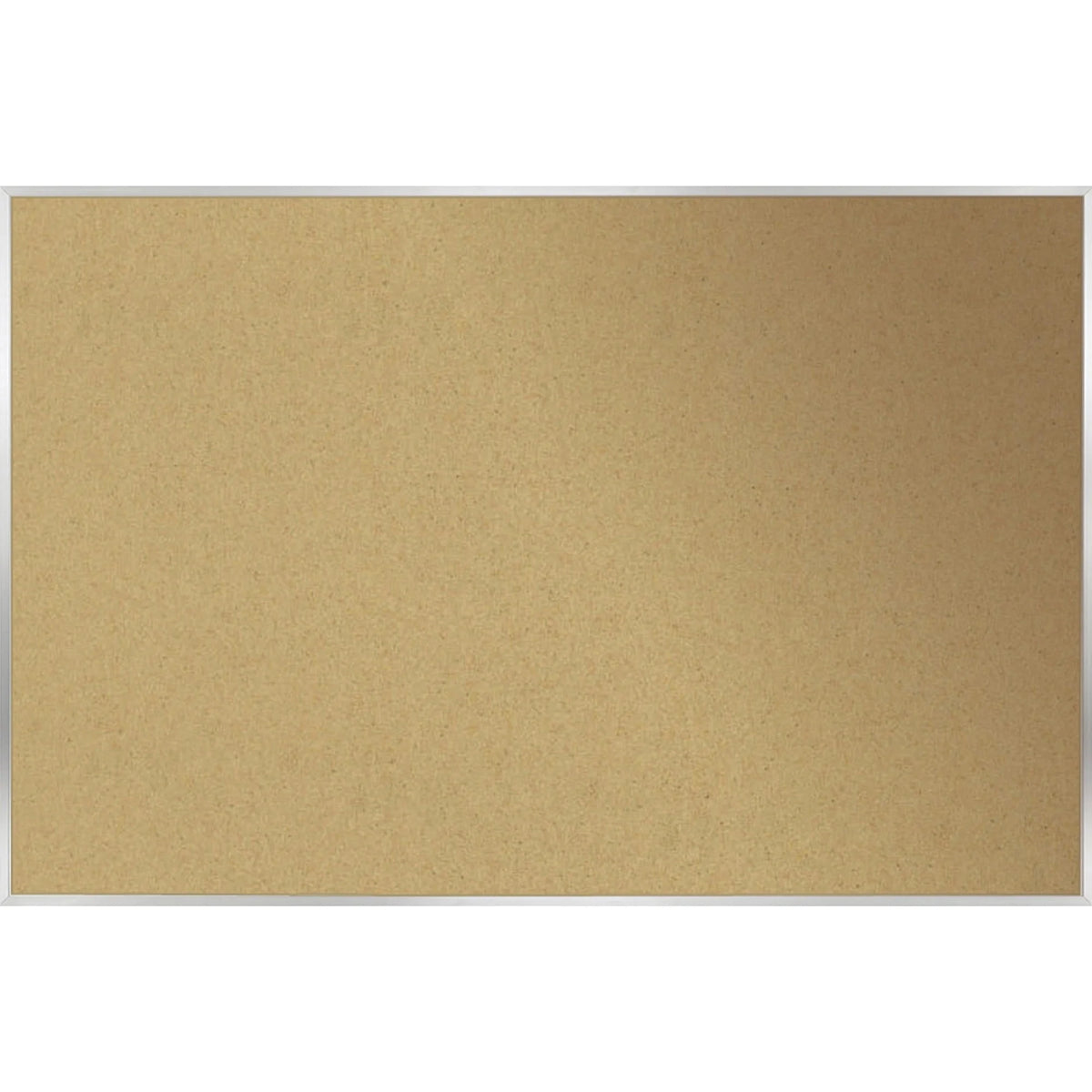 Ghent Natural Cork Bulletin Board: Durable 24x36’’ Surface with Satin Aluminum Frame - Boards