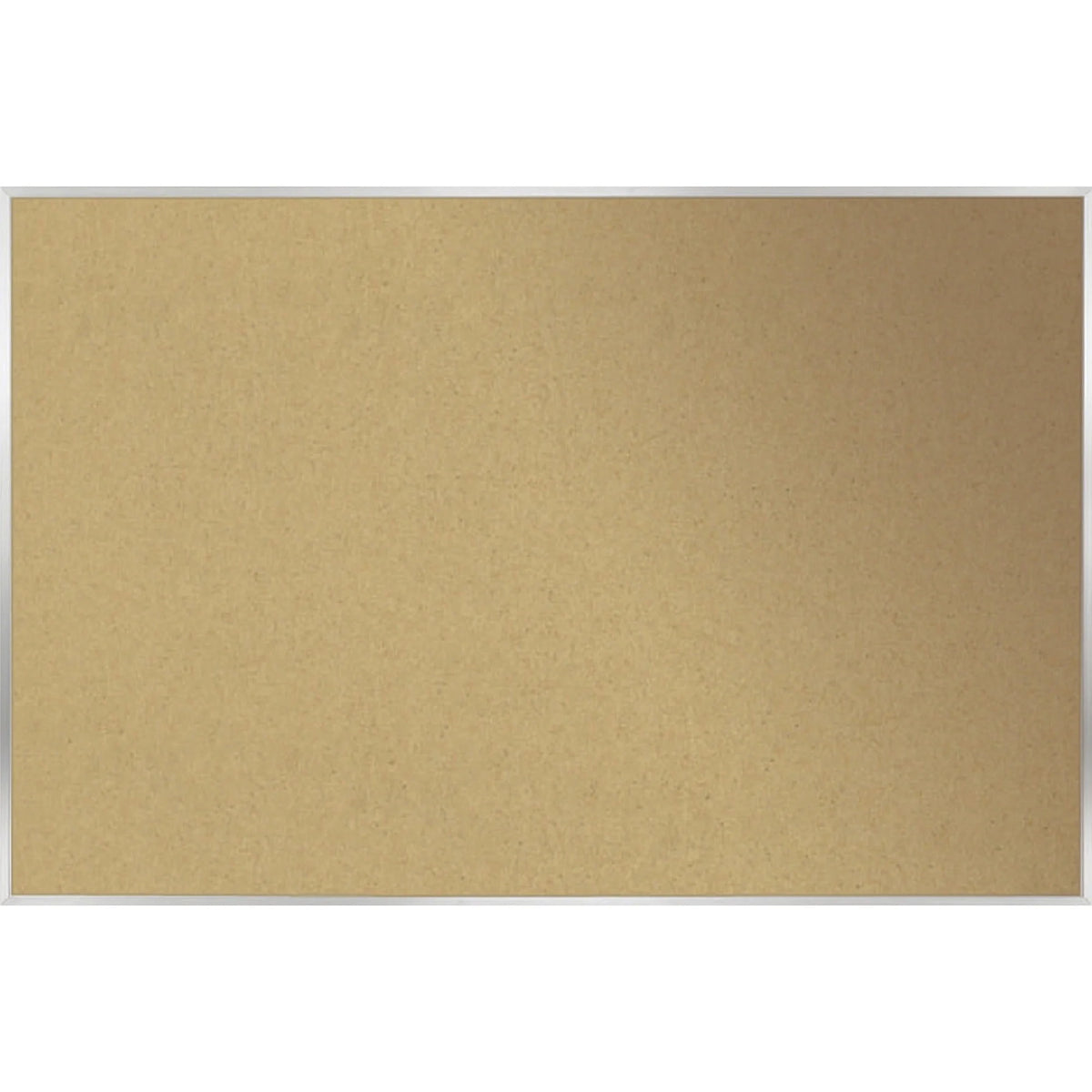 Ghent Natural Cork Bulletin Board - Durable 36x48’’ Surface with Satin Aluminum Frame - Boards