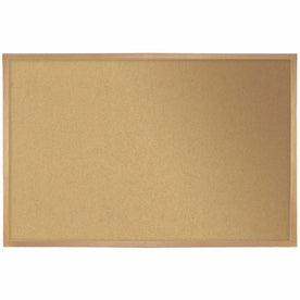 Ghent Natural Cork Bulletin Board - Traditional Style for Home or Office - Boards