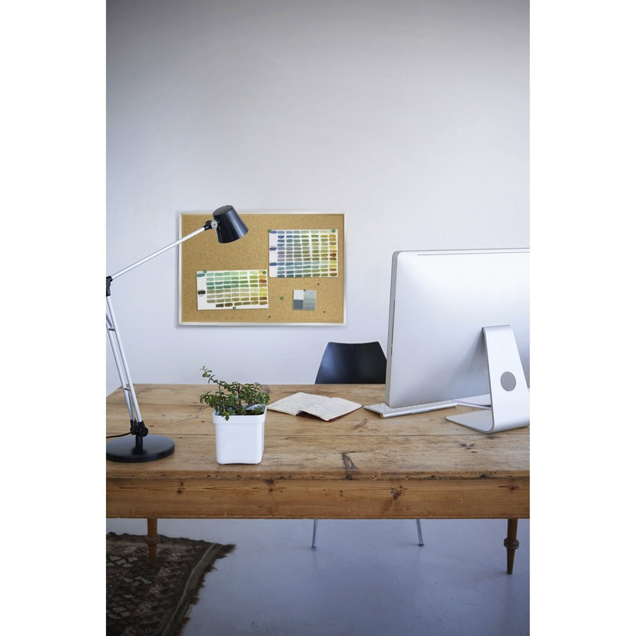 Ghent Natural Cork Bulletin Board with Aluminum Frame - Alternate-Image2
