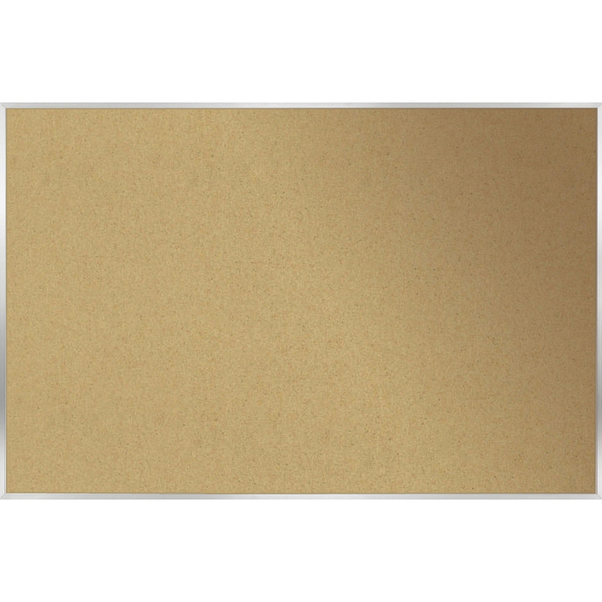 Ghent Natural Cork Bulletin Board with Aluminum Frame - 2000