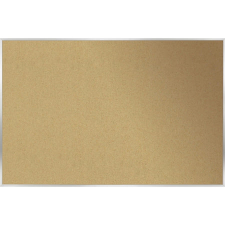 Ghent Natural Cork Bulletin Board with Aluminum Frame - 2000
