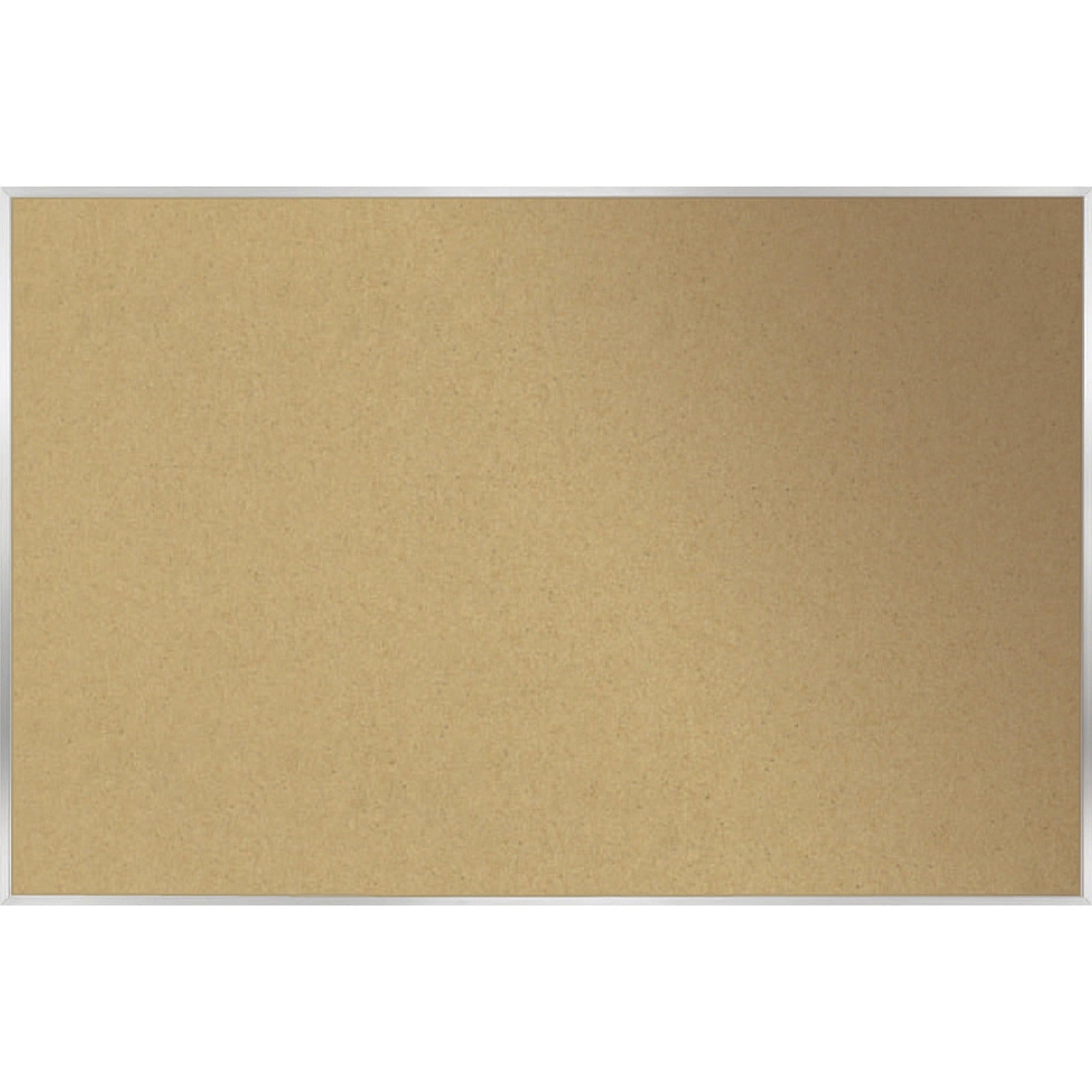 Ghent Natural Cork Bulletin Board with Aluminum Frame - 2000