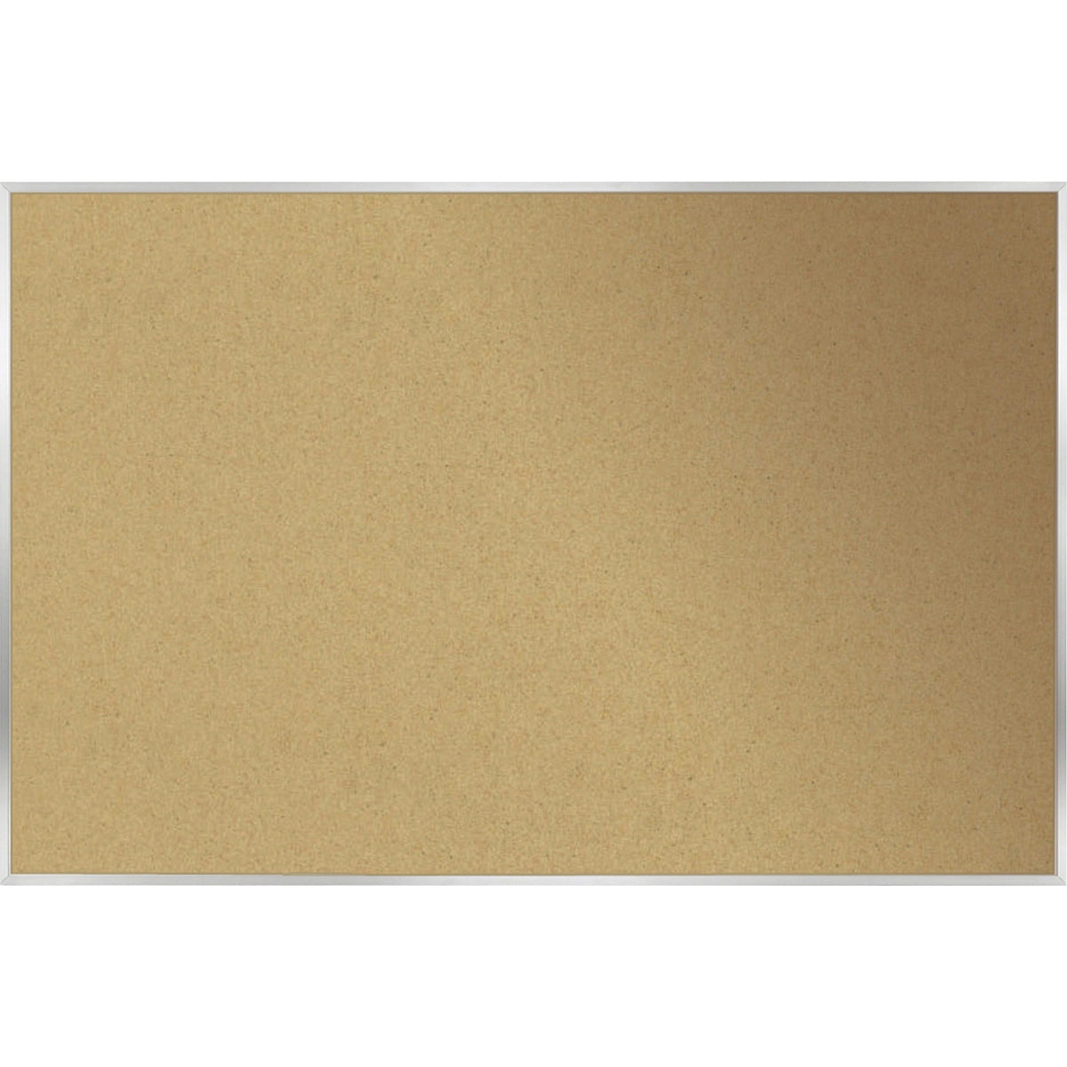 Ghent Natural Cork Bulletin Board with Aluminum Frame - 2000