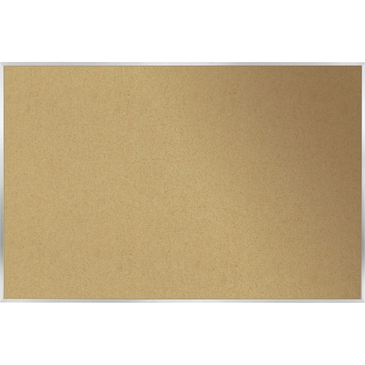 Ghent Natural Cork Bulletin Board with Aluminum Frame - 2000