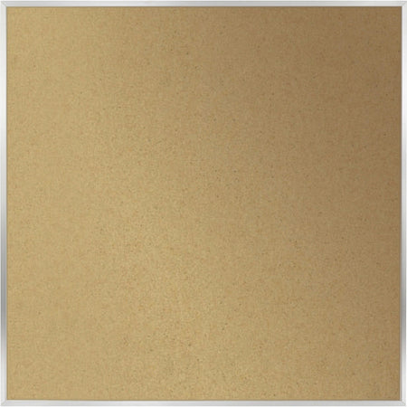 Ghent Natural Cork Bulletin Board with Aluminum Frame - 2000