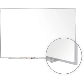 Ghent Porcelain Magnetic Whiteboard - 6x4 ft - Aluminum Frame - Dry Erase Boards