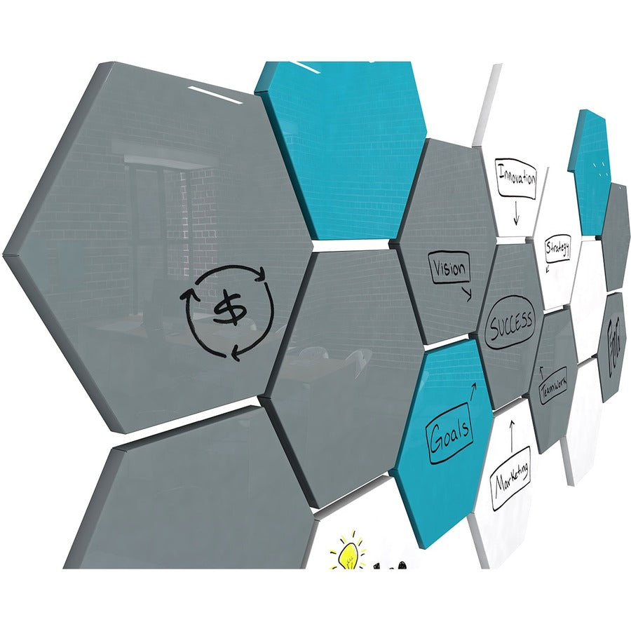 Ghent Powder-Coated Hex Steel Whiteboards - Alternate-Image3