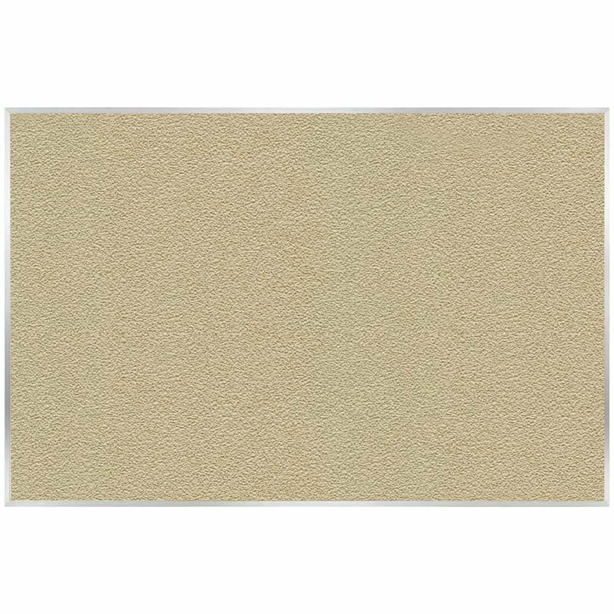 Ghent PremaTak Vinyl Bulletin Board - Caramel Fiberboard 48.46’’ x 87.90’’ - Satin Aluminum Frame - Boards