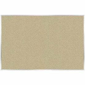 Ghent PremaTak Vinyl Bulletin Board - Caramel Fiberboard 48.46’’ x 87.90’’ - Satin Aluminum Frame - Boards