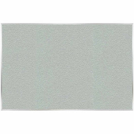 Ghent PremaTak Vinyl Bulletin Board - Durable 48.46’’x87.90’’ - Silver Fiberboard & Surface - Boards