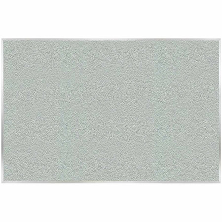 Ghent PremaTak Vinyl Bulletin Board - Durable 48.46’’x87.90’’ - Silver Fiberboard & Surface - Boards