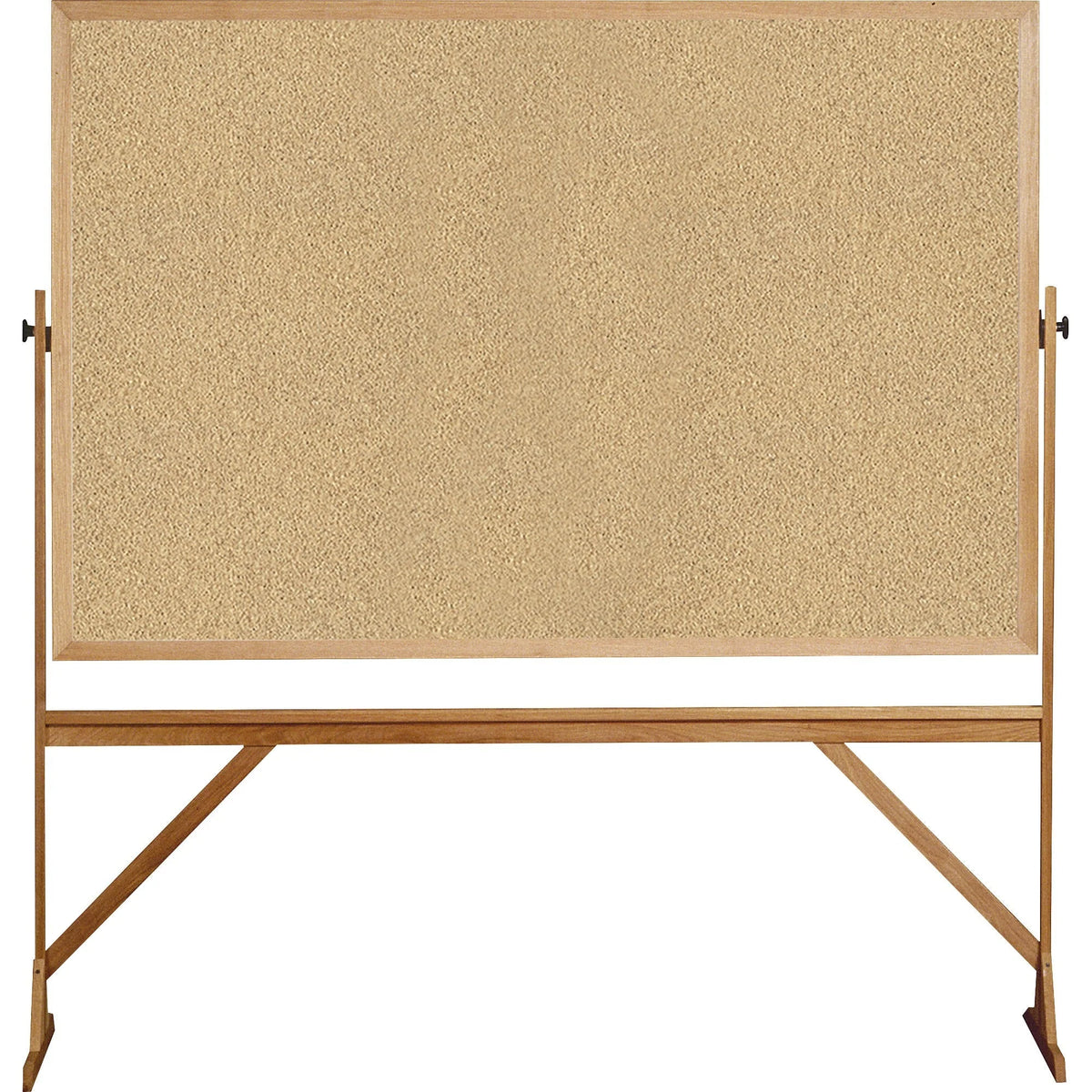 Ghent Reversible Cork Bulletin Board: 72’’x48’’ Wood Frame Eraser - Natural Surface - Boards