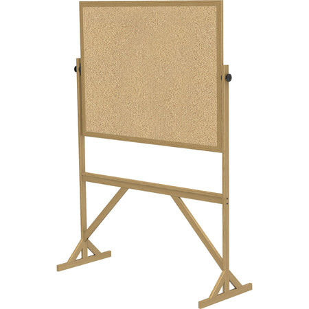 Ghent Reversible Cork Bulletin Board with Wood Frame - 2000