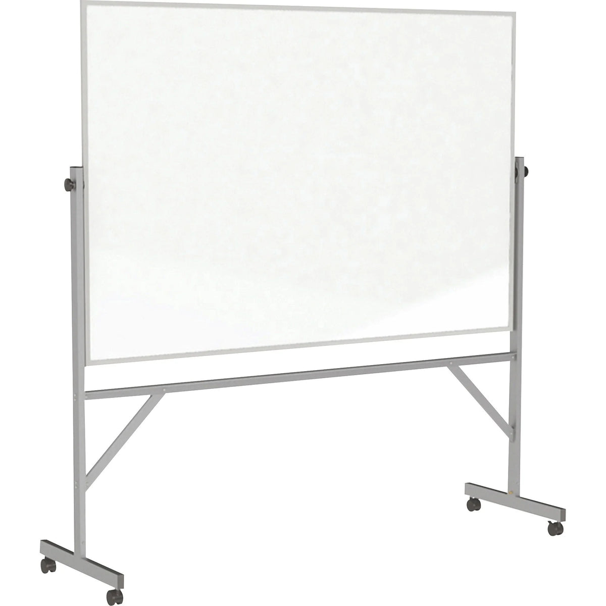 Ghent Reversible Mobile Magnetic Board - 8x4 ft - White Porcelain Surface - Dry Erase Boards