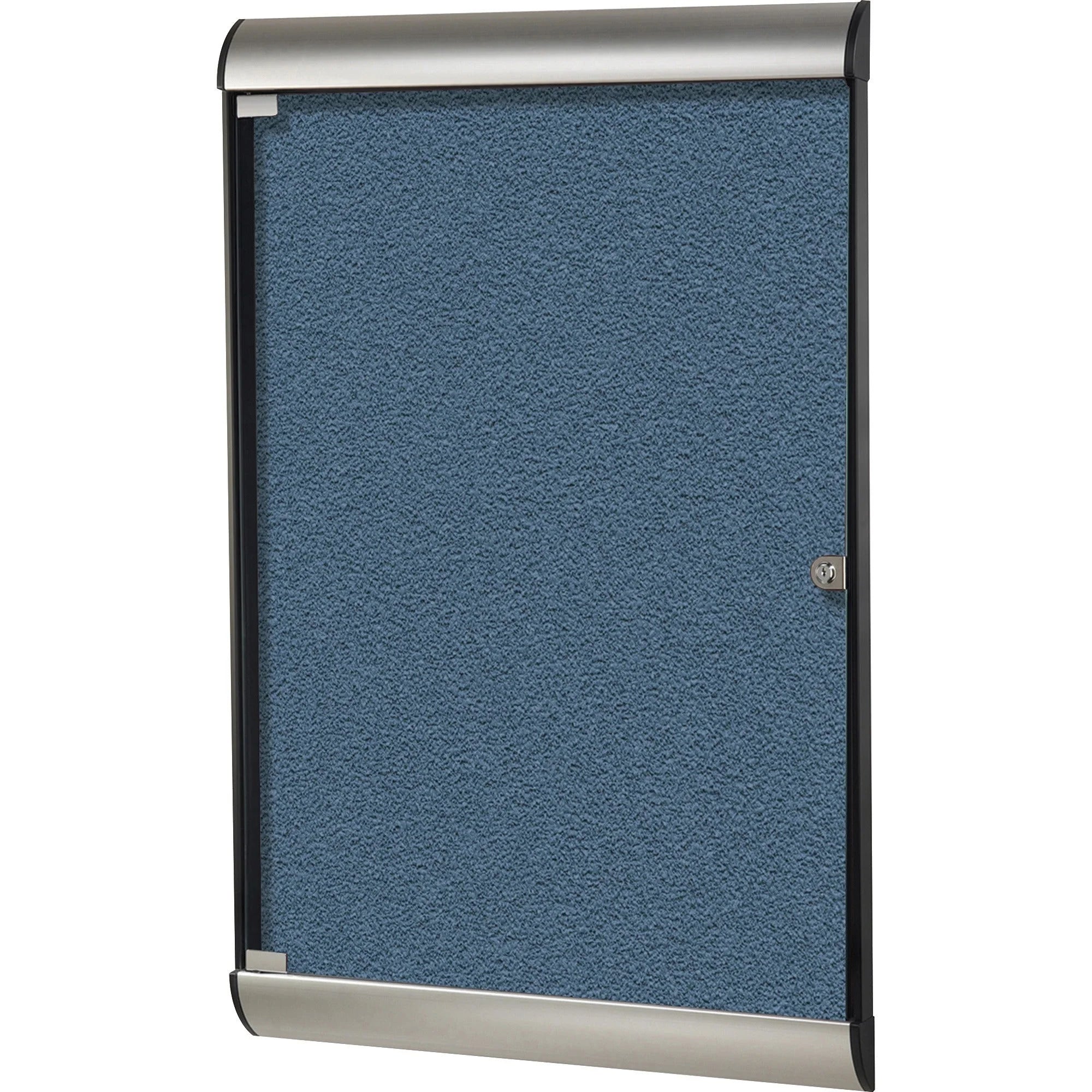 Ghent Silhouette Enclosed Ocean Vinyl Tackboard - 42.13’’ x 27.75’’ - Aluminum Frame - Boards