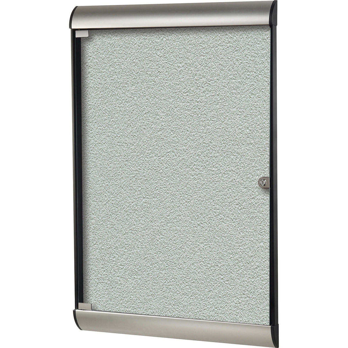 Ghent Silhouette Enclosed with 193 Silver Vinyl Tackboard - 2000