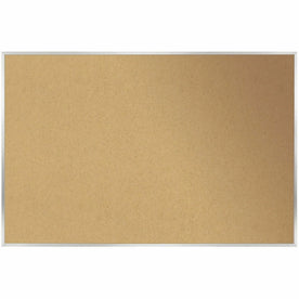 Ghent Traditional Natural Cork Bulletin Board - Large 48.46’’x87.90’’ - Satin Aluminum Frame - Boards