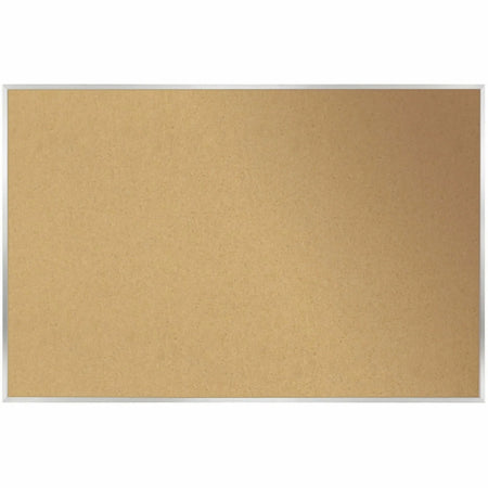 Ghent Traditional Natural Cork Bulletin Board - Large 48.46’’x87.90’’ - Satin Aluminum Frame - Boards