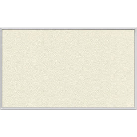 Ghent Vinyl Bulletin Board: 48’’x12’ Ivory Surface - Durable Washable - Aluminum Frame - Boards