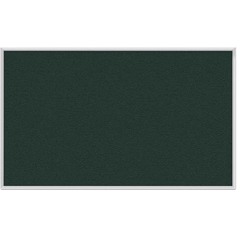 Ghent Vinyl Bulletin Board: 48x72 Ebony Surface Aluminum Frame - Boards