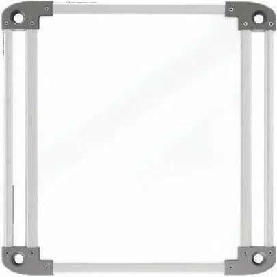 Ghent X-Hangers: Mounting Hanger for Whiteboard - Gray Vinyl - 4 Pairs - Dry Erase Boards