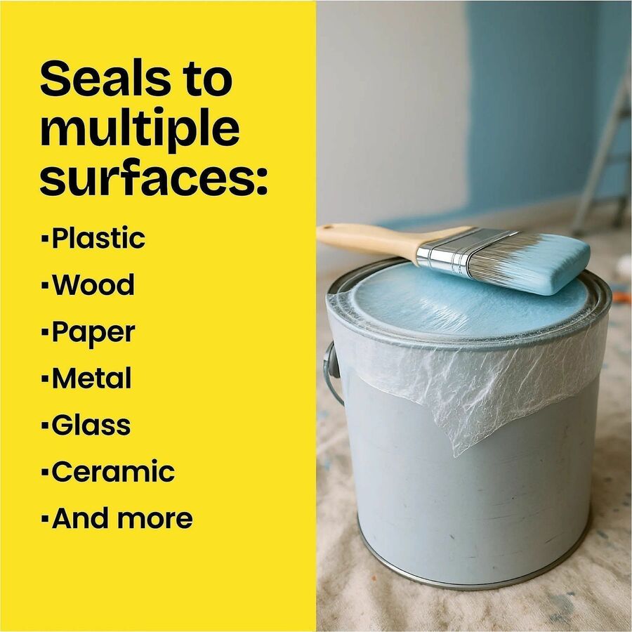 Glad 70 Square Foot Press’n Seal Food Plastic Wrap - 11.80’’ Width x 71.10 ft Length - Durable Freezer Safe Microwave