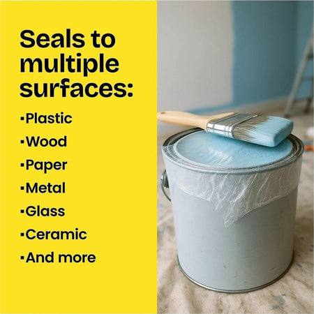 Glad 70 Square Foot Press’n Seal Food Plastic Wrap - 11.80’’ Width x 71.10 ft Length - Durable Freezer Safe Microwave