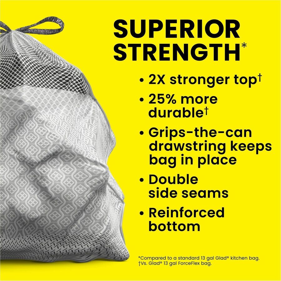 Glad ForceFlex MaxStrength Kitchen Drawstring Trash Bags - Alternate-Image2
